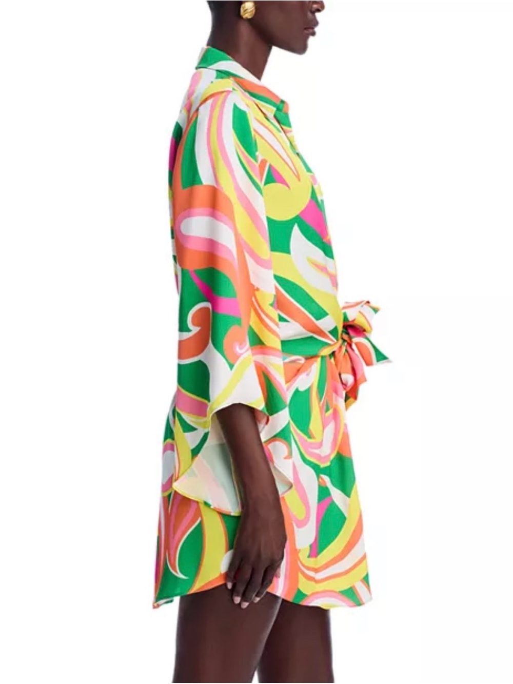 Ramy Brook Retro Printed Penny Dress - Exclusive SIZE XS - Picture 4 of 7